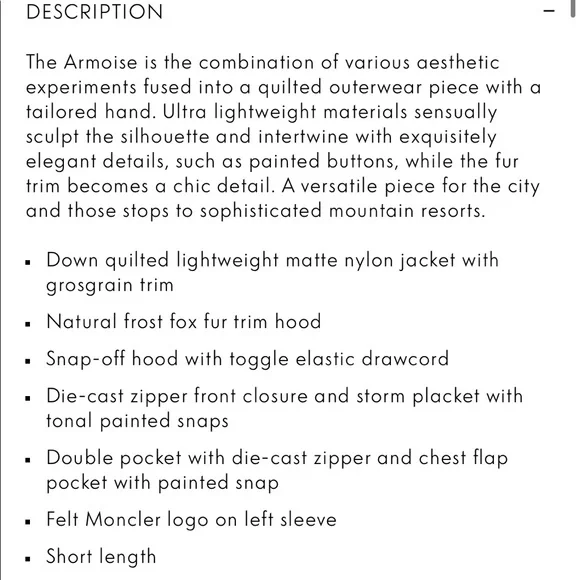 Moncler Navy Blue Puffer Jacket with Fur Trim - Picture 11 of 13